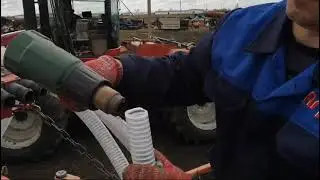 Установка семяпроводов на сеялку ХОРШ АгроСоюз АТД