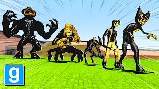 BRAND NEW BENDY AND THE DARK REVIVAL vs BATIM NEXTBOTS in Garry's Mod Sandbox