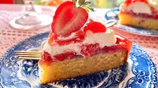 Refreshing strawberry cake / new recipe