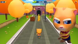 talking tom gold run - Talking Ginger gold run in China full screen - gameplay 🥰