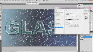 PhotoShop Basics - Glass text