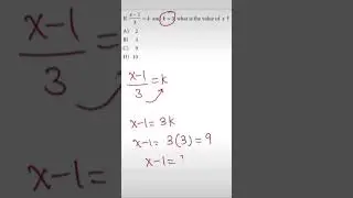 SAT math practice problem 1 #satmath #satmathprep #drmaths #algebra #equationsolving #mathematics