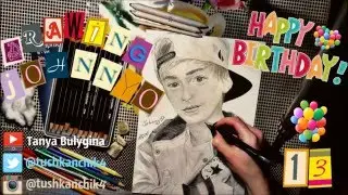 НАРРY 13th BDAY JOHNNYO! SPEED DRAWING: Johnny Orlando - REALISTIC PENCIL PORTRAIT | Tanya's ArtWork