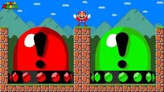 Can Mario press the Ultimate ! Switch in New Super Mario Bros.?