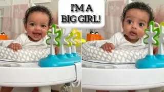AWW😍 BABY KYLAH'S  FIRST TIME ON THE ACTIVITY STATION.