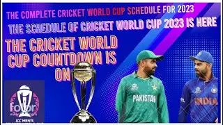Schedule of cricket world cup 2023 |Cricket World Cup in India| 