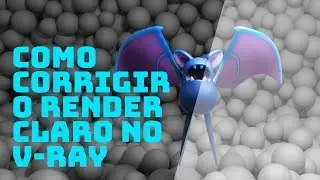 Erro do render esbranquiçado no V-ray com Cinema 4D