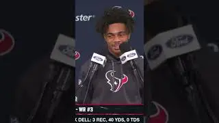 Asked Tank Dell about playing in the first Prime Time game of NFL career. He seems ready. #Texans