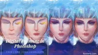 Gris digital painting timelapse