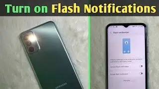 How to turn on Flash notifications on android || Turn on flash notification || Flash notification