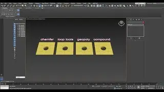 4 ways to create perfect holes in 3dsmax 