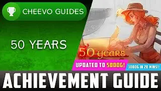 50 Years (Xbox) - UPDATED TO 5000g! | Achievement Guide (PART 5) **1000g IN 20 MINUTES**