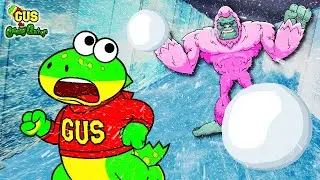 Snowball Fight VS Yeti! Arctic Adventure Fun Obby Games