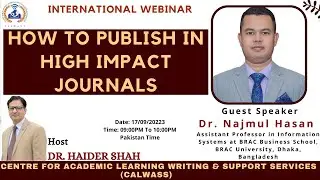 How To Publish in High Impact Journals!