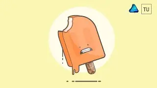 Creamsicle  Vector Illustration - Affinity Designer