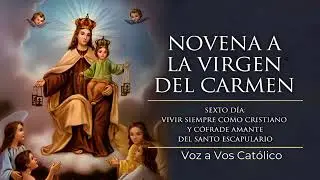 🌟 Día Sexto de la Novena a la Virgen del Carmen 🌟