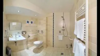 Handicap bathroom layout design