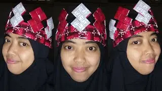Bando karnaval merah putih dari bungkus kopi tanpa jahit