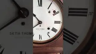 Seth Thomas Sonora Chimes Wall Clock before overhaul service