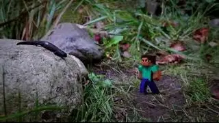 My minecraft character teleport to real life!!!