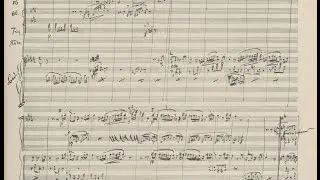 Gustav Mahler - Symphony 10, 3rd movement: Purgatorio, with handwritten score