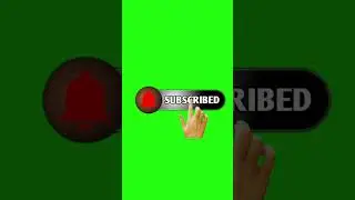 YouTube Subscribe Button Green Screen ।। No Copyright #habibur_rahman