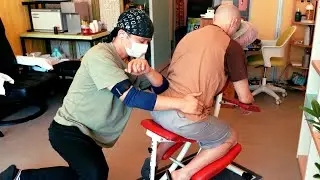 Rejuvenating ASMR Chair-Back Massage in Seoul | ASMR Barber