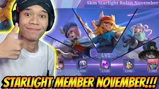 Review Hadiah Starlight Member Bulan November 2022 Mobile Legends !!!