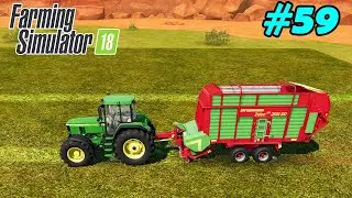 FS 18 COW FARM. Timelapse # 59. New loader wagon. Digging beets.