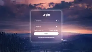 HTML and CSS Login Form Tutorial for Beginners!