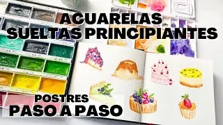 ACUARELAS PARA PRINCIPIANTES   POSTRES masterclass