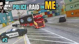 INSANE POLICE RAID DURING MY ESCAPE! 🚔🔥 | GTA V Epic Gameplay Day 2