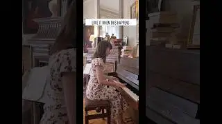 FOUND A PIANO IN FRANCE THAT SAID PLAY ME ! #france #piano  #yanntiersen #pianocover #pianomusic