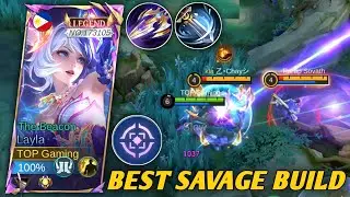SAVAGE! LAYLA LATE GAME MONSTER 2026 (easy rank up) - MLBB