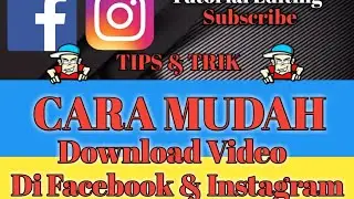 Cara download video di fb lite
