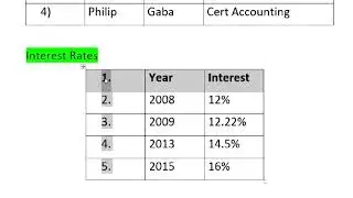 Inserting row numbers in tables | Word Tips & Tricks 16