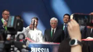 Церемония открытия павильона России на Экспо-2017