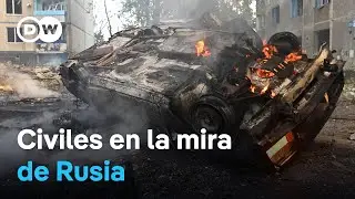 Rusia ataca zona residencial en Járkov, confirma el presidente de Ucrania, Volodímir Zelenski