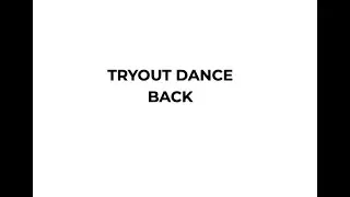 Tryout Dance BACK (2024-2025)
