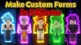 Dragon Block C : HOW TO MAKE YOUR OWN CUSTOM FORM IN 5 MINUTES! DBC Addon Part 1