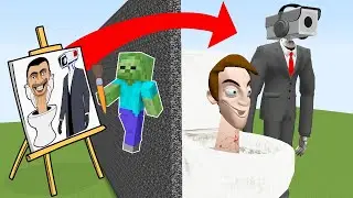 YAPI KAPIŞMALARINDA ARKADAŞIMI ÇİZİM İLE TROLLEDİM 😱 - Minecraft
