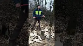 как безопасно колоть дрова. из горького опыта.