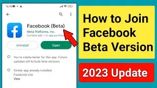 How to Join Facebook Beta Version.How to Get Beta Version on Facebook | Enable Facebook Beta
