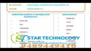 star technology ieee projects real time projects star technologies