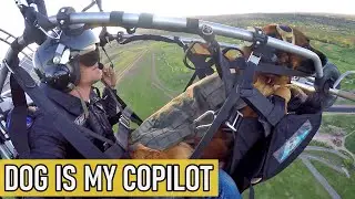 I Took My Dog Flying in My Paramotor.