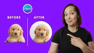 How to CROP CIRCLE Photo in CANVA Mobile - 2025