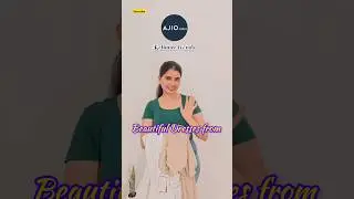 Dress from ajio 😍 #viralshort #viralvideo #ajio #trending #shortstoday #grwm #ytshorts ✨