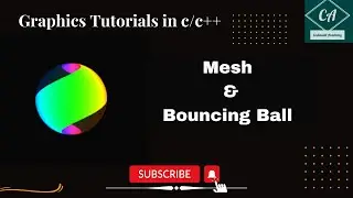 Mesh Ball || Bouncing Ball in Computer Graphics|| Bouncing Ball ||How to Design Bouncing Ball.