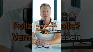 Polizeikontrolle: merke dir diesen Tipp und speichere das Video ab! 🚨☝🏼