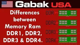 differences between ddr1 ddr2 ddr3 & ddr4 and their features